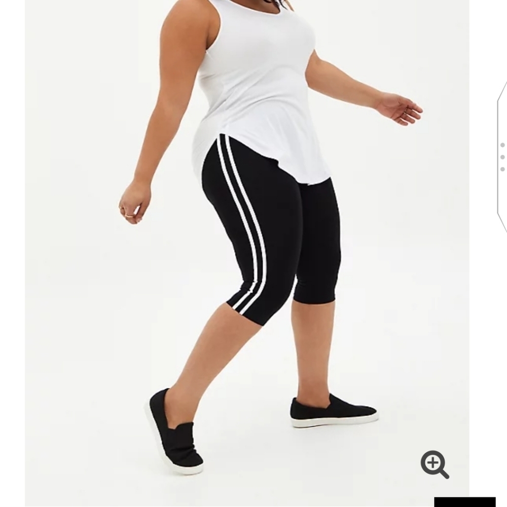 🆕 3X SIDE STRIPE PEDAL PUSHER PREMIUM LEGGING
